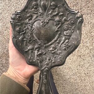 Vintage Ornate Hand Mirror